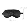 Healifty 9pcs Sleep Mask Set Silk Eye Cover Hair Scrunchies Drawstring Pouch Comfortable Travel Eyeshade for Light Blocking for Go view 4