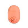 1PC Silicone Beauty Sponge Storage Box Egg Stand Powder Puff Drying Holder Cosmetic Puff Case,orange view 1