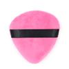 1PCS Large Powder Puffs Cotton Velour Love Shape with Strap Powder Puff Makeup Blendiful Puffs,rose red peach heart view 1