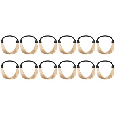12 Pcs Wig Elastic Hair Band Hair Bands for Girls Headdress for Women Ponytail Hair Bands Wig Hair Ties Ponytail Hair Ropes Head Bands Elastic Hair Ties Women Headdress