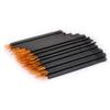 Beaupretty 300pcs Disposable Eyeliner and Lipstick Applicators Black and Orange Wand Tools for Eye Makeup Lip Gloss and Liquid Eyeliner Convenient and Lightweight Makeup Brushes for Home view 2