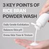 House of Dohwa Rice Bran Powder Wash | Gentle Exfoliating Face Wash for Sensitive Skin | Vegan Enzyme Face Scrubber & Exfoliator for Sebum Control  Product of Korea | 60 g (2.1 oz) view 2