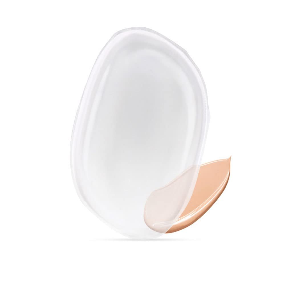 1PCS Transparent Silicone Sponge makeup puff For Liquid Foundation BB Cream,B