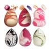 Gradient Marble Sponge Beauty Egg Face Powder Foundation Cream Cosmetic Sponges Powder Compact Puff Beauty Makeup Tool,E view 3