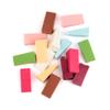 24PCS Disposable Makeup Sponge Comsetics Puff Smooth Beauty Tools,dark red view 1