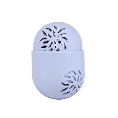 1PC Silicone Beauty Sponge Storage Box Egg Stand Powder Puff Drying Holder Cosmetic Puff Case,blue