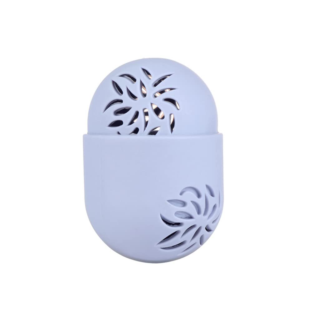 1PC Silicone Beauty Sponge Storage Box Egg Stand Powder Puff Drying Holder Cosmetic Puff Case,blue