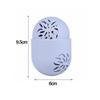 1PC Silicone Beauty Sponge Storage Box Egg Stand Powder Puff Drying Holder Cosmetic Puff Case,blue view 2