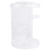 Cabilock Cosmetics Storage Display Rotative Cosmetics Shelf Acrylic Organizer Safe Material Easy to Use Clean Your Vanity Space view 1