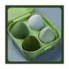 Gradient Makeup Sponge Cosmetic Puff for Foundation Cream,E-LMH210904-green view 1