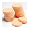 10PCS Make Up Facial Face Soft Sponge Cosmetic Puff Women Lady Beauty Makeup Foundation Powder Puff,yellow round view 2