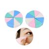 8PCS Makeup Sponge Triangle Shaped Candy Color Soft Magic Face Cleaning Cosmetic Puff, view 4