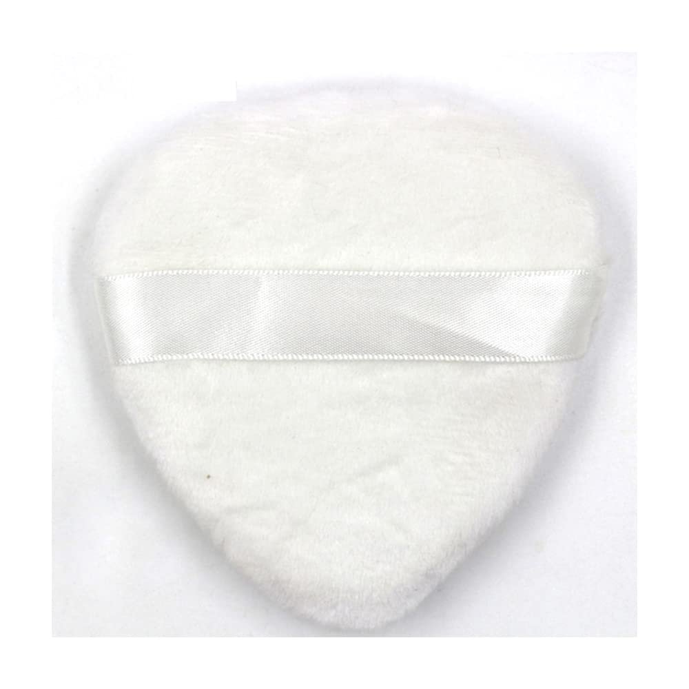 1PCS Large Powder Puffs Cotton Velour Love Shape with Strap Powder Puff Makeup Blendiful Puffs,white peach heart