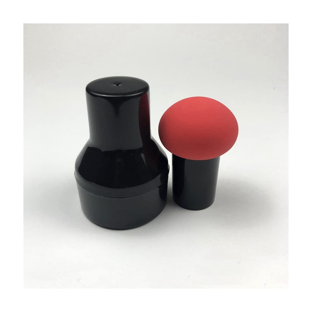 1PCS Mushroom Head Makeup Puff Makeup Sponge Facial Foundation Cream Beauty Tool,Red