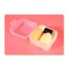 Makeup Blender Cosmetic Puff Makeup Sponge with Storage Box Foundation Powder Beauty Tool Women Make Up,Yellow view 1