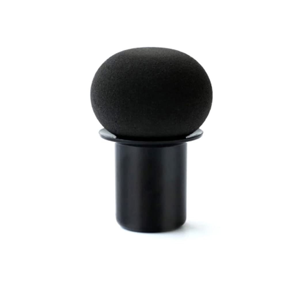 1PCS Mushroom head Makeup Brushes Powder Puff Beauty Cosmetic Sponge With Handle for Foundation Powder blush,B-Black