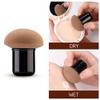 1PCS Mushroom head Makeup Brushes Powder Puff Beauty Cosmetic Sponge With Handle for Foundation Powder blush,B-Black view 4