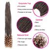 6 Packs 30 Inch Boho Goddess Box Braids Crochet Hair for Black Women (T27#, 30 Inch (Pack of 6)) view 3