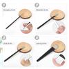 4 PCS Pedicure Knife Set Stainless Steel Ingrown Toenail Knife Correction Foot Scraper Clipper Pedicure Nail Remover Kit with Storage Bag for Calluses Beauty Salon Home Use Foot Care - Black view 4