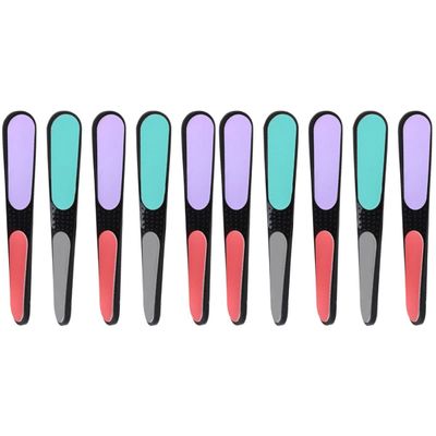 Beaupretty 20pcs Four Sided Nail Files Multi-Function Nail Grinding Tools Safe Practical Design for Manicure