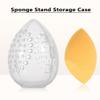 1PC Silicone Beauty Sponge Storage Box Egg Stand Powder Puff Drying Holder Cosmetic Puff Case,01 view 2