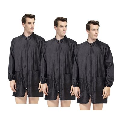 TopTie 3 Pack Long Sleeve Hair Stylist Smock, Pet Grooming Haircut Hairdressing Barber Cape Shirt Jacket for Salon