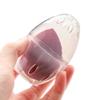 1PC Silicone Beauty Sponge Storage Box Egg Stand Powder Puff Drying Holder Cosmetic Puff Case,transparent view 3