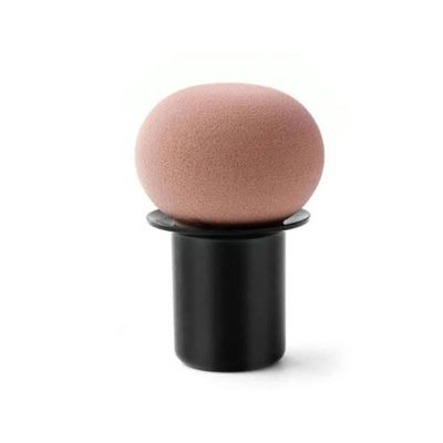 1PCS Mushroom head Makeup Brushes Powder Puff Beauty Cosmetic Sponge With Handle for Foundation Powder blush,B-Coffee