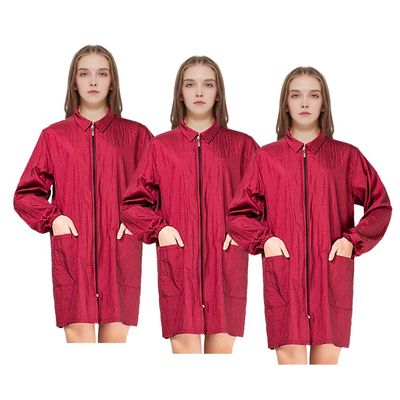 TopTie 3 Pack Long Sleeve Hair Stylist Smock, Pet Grooming Haircut Hairdressing Barber Cape Shirt Jacket for Salon