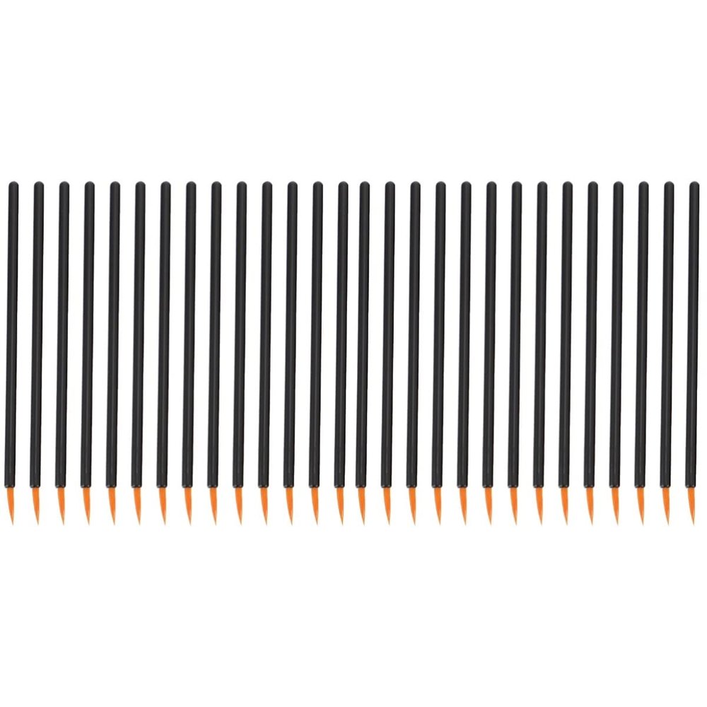 FRCOLOR 200pcs Disposable Fine Eyeliner Brushes Cover Professional Makeup Tools for Easy Application Soft Fibers for Eye Lines Lightweight and Portable