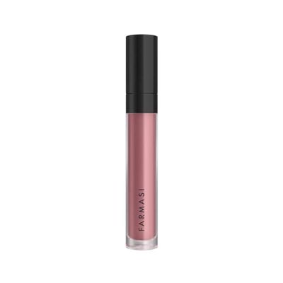 FARMASi Make Up Matte Liquid Lipstick, Long-Lasting and Ultra-comfortable, High-Impact, Lightweight, Organic, Pure Pigments 0.14 fl.oz (Retro Rose)