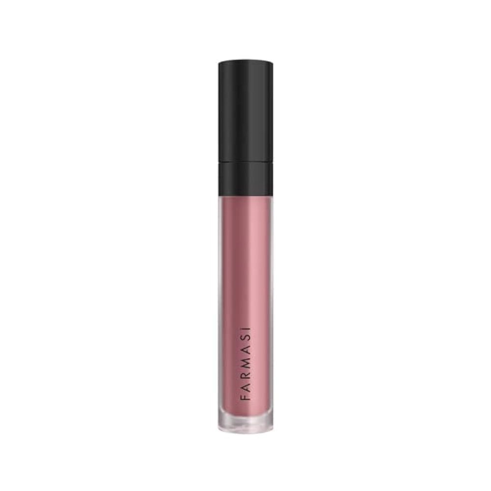 FARMASi Make Up Matte Liquid Lipstick, Long-Lasting and Ultra-comfortable, High-Impact, Lightweight, Organic, Pure Pigments 0.14 fl.oz (Retro Rose)