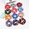 12 PCS Christmas Hair Scrunchies Snowflake Santa Christmas Tree Antlers Elk Snowman Hair Ties Soft Elastic Hair Bands for Women Girls Gifts Ponytail Holders Hair Accessories view 2