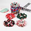 12 PCS Christmas Hair Scrunchies Snowflake Santa Christmas Tree Antlers Elk Snowman Hair Ties Soft Elastic Hair Bands for Women Girls Gifts Ponytail Holders Hair Accessories view 3