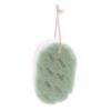 EDWOL Bath Sponge for Women, Men, Kids Sponge Loofah Body Scrubber Shower Sponge 3 Layer Shower Pouf Cleaning Loofahs Sponge for Shower Exfoliating,Green and White Powder view 3
