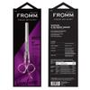 Fromm Professional Venture 5.75" 30-Tooth Easy Hair Thinning & Texturizing Shears in Clear & Matte Silver Japanese Steel Scissors with Beveled Blade for New Salon Stylist & DIY Home Use view 4