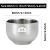 Grandslam Razor & Brush Stand with Double Stainless Steel Bowl Set for Shave Soap, Safety & Straight Razors, Silver view 3