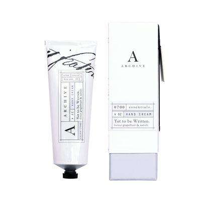 Archive Yet To Be Written Hydrating Hand Cream for Women & Men Natural Ingredients Moisturizing Lotion for Dry Hands 4 oz