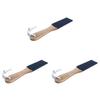 minkissy 3pcs Wooden Handle Foot File Double-Sided Exfoliator for Dead Skin Removal Ergonomic Foot Scrubber Portable Pedicure Tool for Home Travel Use view 1