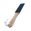 minkissy 3pcs Wooden Handle Foot File Double-Sided Exfoliator for Dead Skin Removal Ergonomic Foot Scrubber Portable Pedicure Tool for Home Travel Use view 2