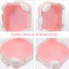 minkissy 3pcs Creative Eyelash Organizer Transparent False Eyelash Storage Box Compact Storage Container for Travel Makeup Artists Beauty Shops for Keeping Lashes Organized and Protected view 3