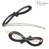 Parcelona -French Ribbon Knot Infinity 2 1/4" Small Celluloid Acetate Hair Clips with Closure Tige Boule Set of 2 Fashion Style Durable Non Slip Hair Accessories Pair view 4