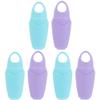 FRCOLOR 6pcs Silicone Face Massage Roller Portable Gel Ice Mold for Facial Care Eye Puffiness Relief Easy to Use Suitable for Tired Eyes and Dark Circles view 1