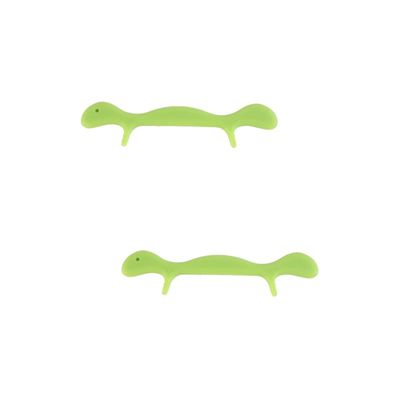 Healifty 2pcs Smile Practice Tool Silicone Speech Stutter Trainer Ergonomic Oral Exerciser for Pronunciation Face Muscle Toning Portable Design for