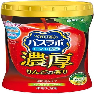 Japanese Bath Salt | Hers Apple | Japanese Apple Scent | Bath Roman Style | 600g Bottle