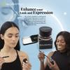 GLORIAPELO Eyebrow Gel and Brow Soap  Set of 2 Soap Eyebrow Kit with Spoolie and Eyebrow Pomade Dark Brown or Chocolate  Long-Lasting, Waterproof Vegan Formula  Natural Eyebrow Effect view 3