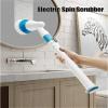 360 Shower Cleaning Brush,Electric Spin Scrubber, Cordless Floor Ceiling Scrubber, 3 Replaceable Brush Heads and 1 Hooks, Cleaning Brush Heads for Tile, Tub, Kitchen, Floor view 4