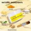 BACHERI Turmeric Vitamin C Clay Mask # 130g, Blackheads Acne Dark Spots Remover with Turmeric Extract, Glowing Skin, Refining Pores and Controlling Oil view 3