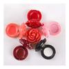 ZXMJYHK Portable refillable Glass Clear Empty Spray Bottle Empty Eyeshadow Case Lipstick Box Cosmetic Packing Container Refillable Foundation Makeup Dispenser with Rose Flower Shape (Color : Orange) view 2
