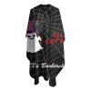 MLIANCEN Custom Barbershop Cape Hairdresser Cape, Add Your Photo Text or Logo Personalized Halloween Ghost Spider Web Salon Cape for Men, Customized Hair Cutting Cape for Home Salon Barbershop view 3